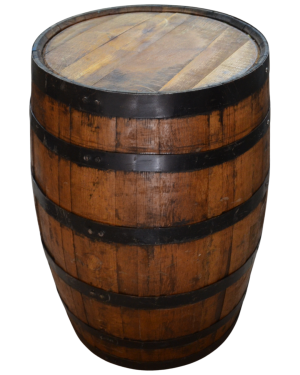 Wooden Barrel / Poseur Table