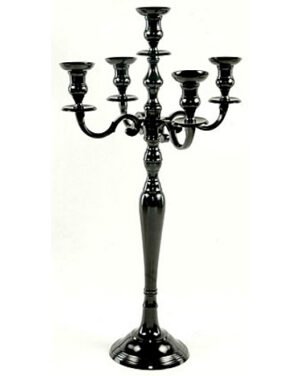 Candelabra Tabletop - 5 Arm - Black