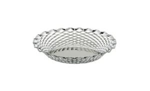 Stainless Steel Bread Basket - 10"