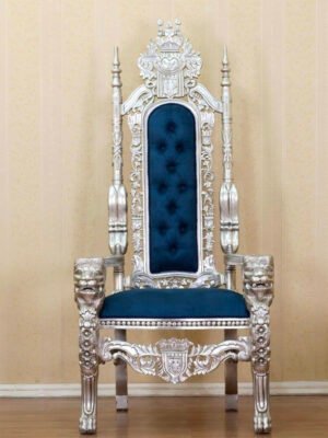 Silver Throne Chair