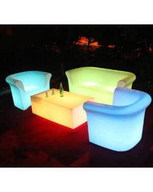 led chair set